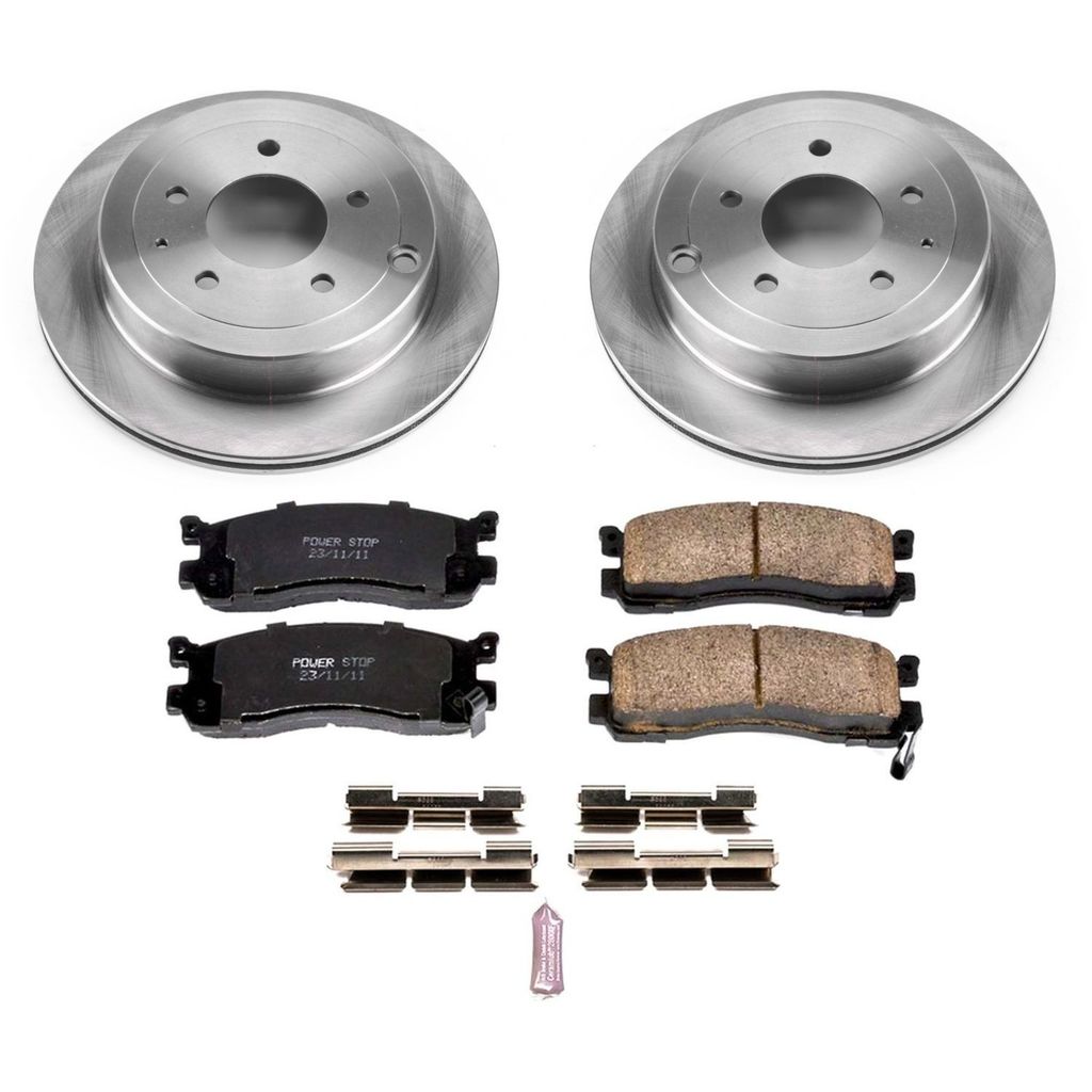 PowerStop KOE5009 - OE Stock Replacement Brake Pad and Rotor Kit