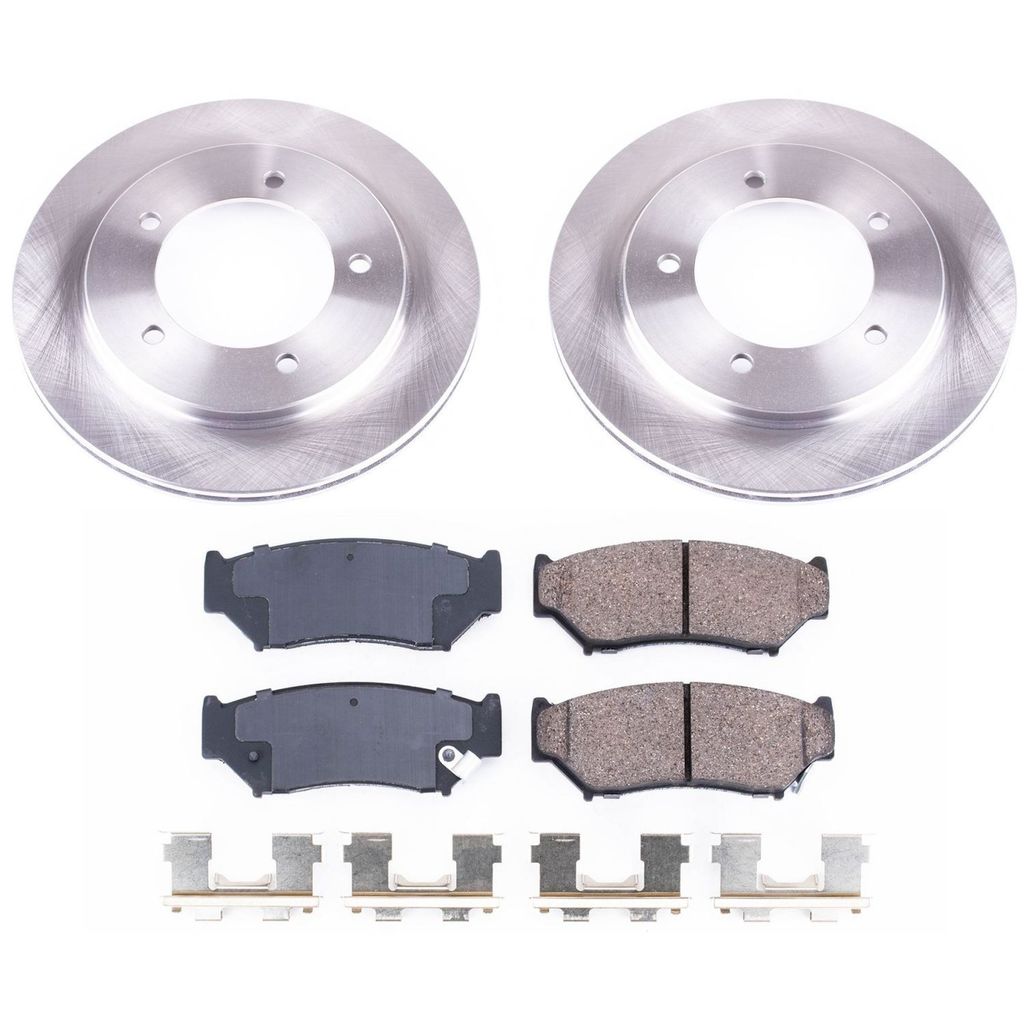 OE Stock Replacement Brake Pad and Rotor Kit