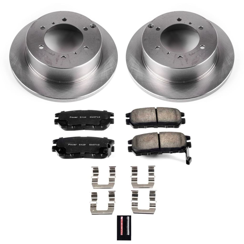 OE Stock Replacement Brake Pad and Rotor Kit
