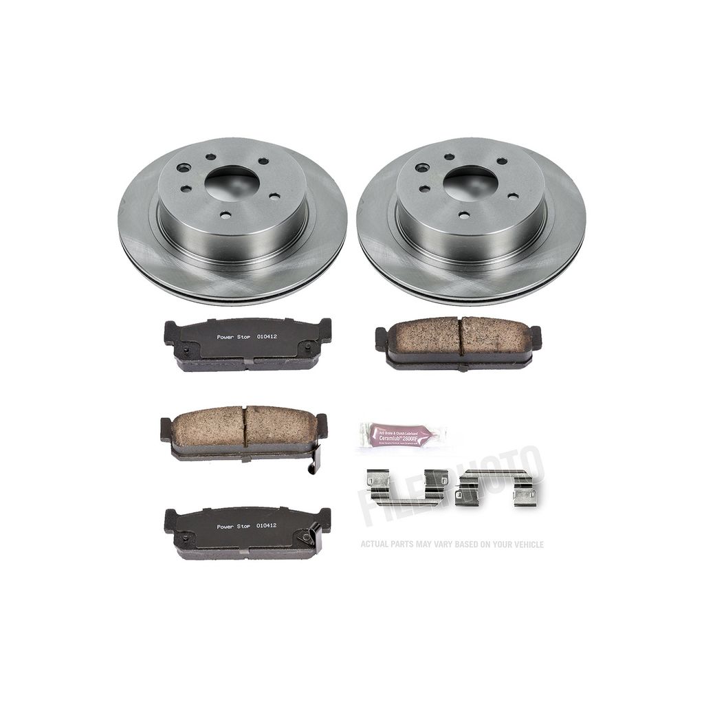 OE Stock Replacement Brake Pad and Rotor Kit