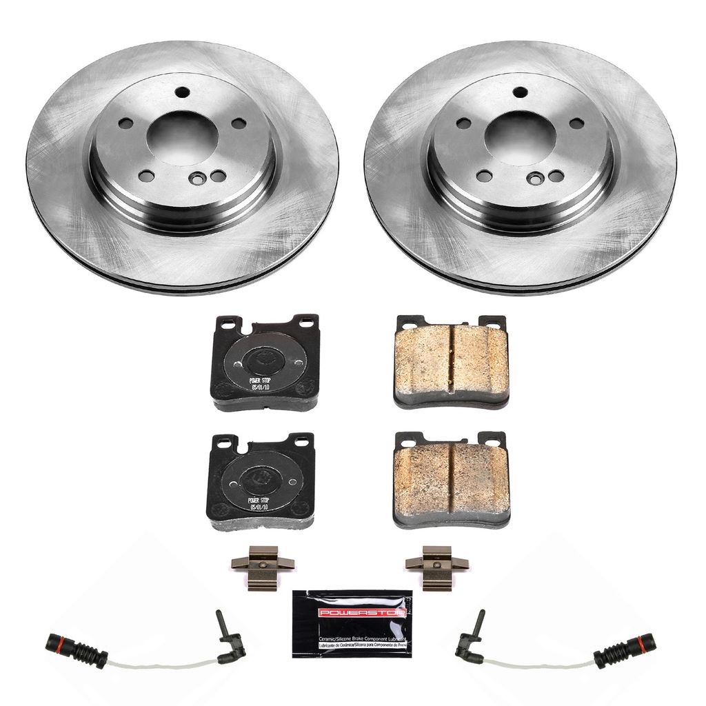 PowerStop KOE5053 - OE Stock Replacement Brake Pad and Rotor Kit
