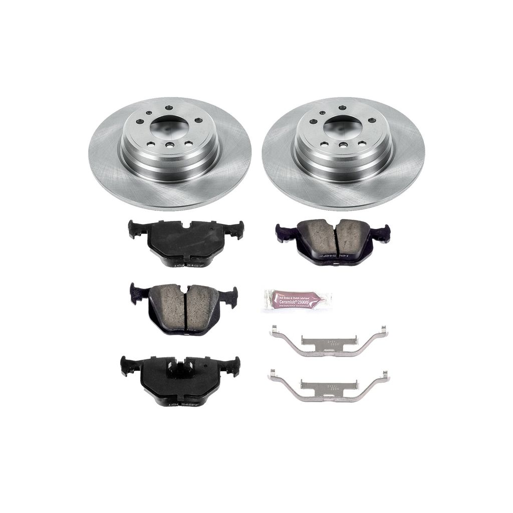 PowerStop KOE510 - OE Stock Replacement Brake Pad and Rotor Kit