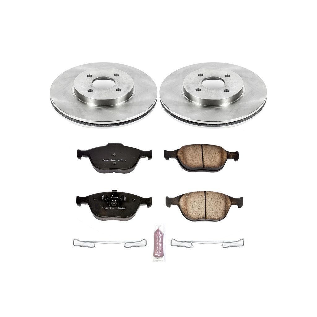 OE Stock Replacement Brake Pad and Rotor Kit