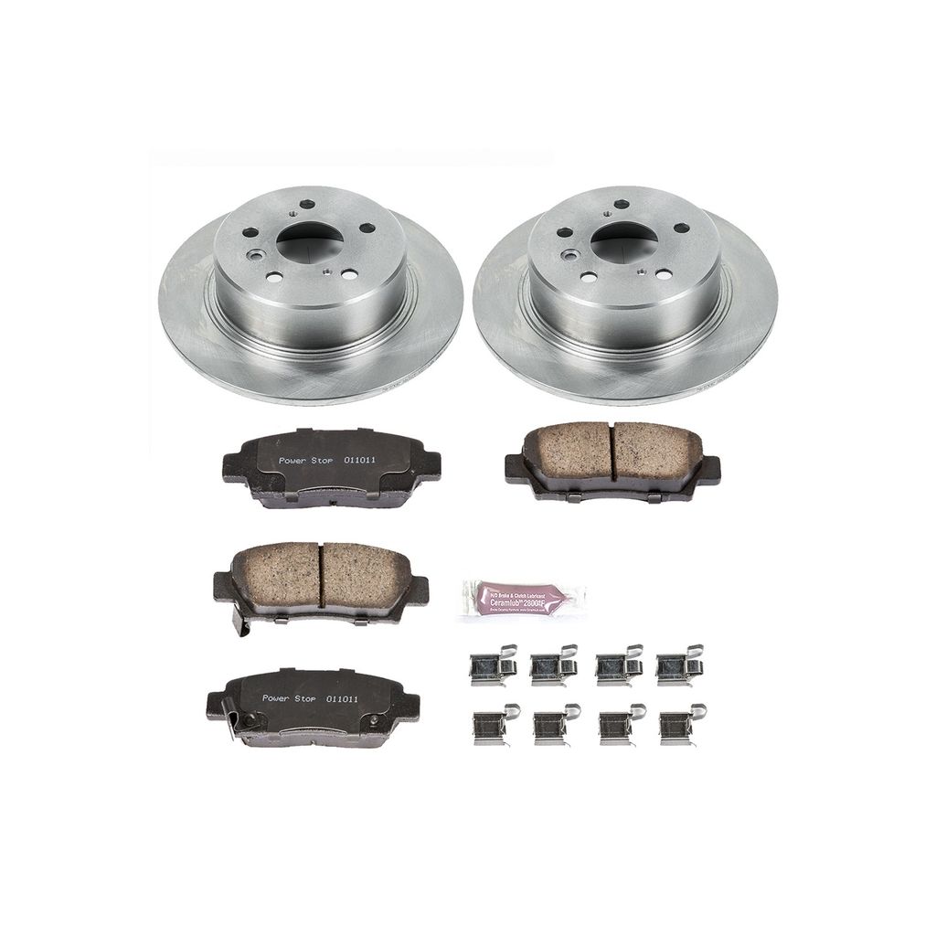 OE Stock Replacement Brake Pad and Rotor Kit