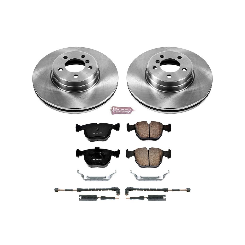 PowerStop KOE5111 - OE Stock Replacement Brake Pad and Rotor Kit