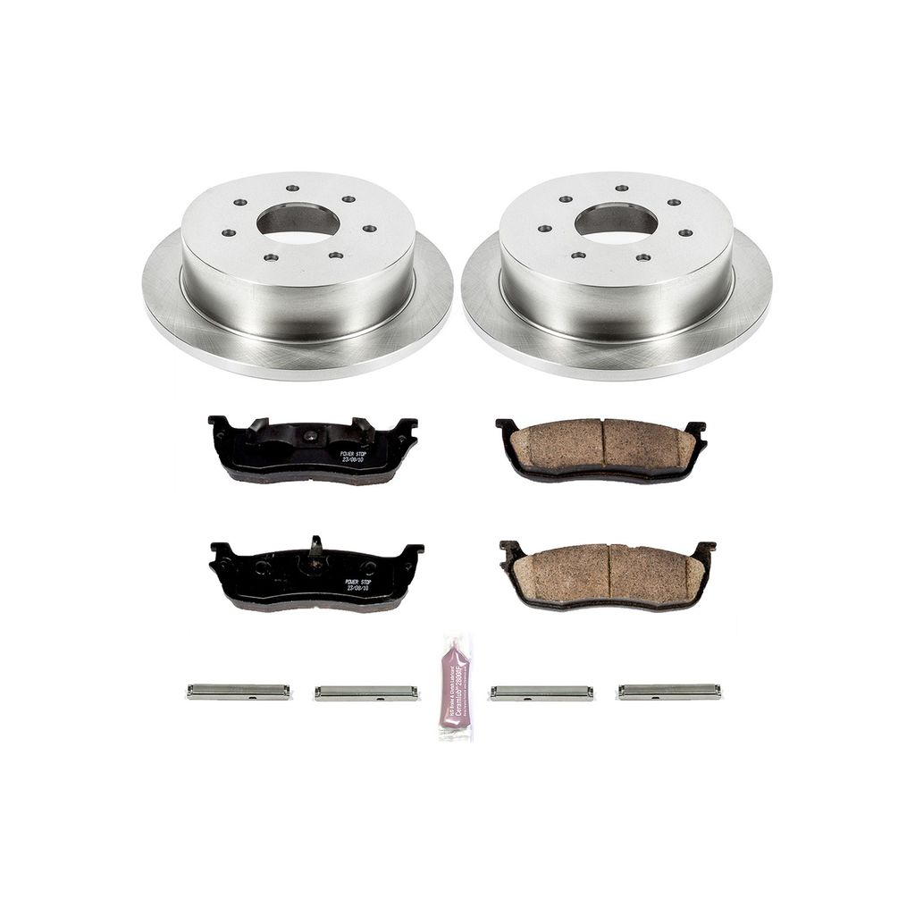 PowerStop KOE5147 - OE Stock Replacement Brake Pad and Rotor Kit