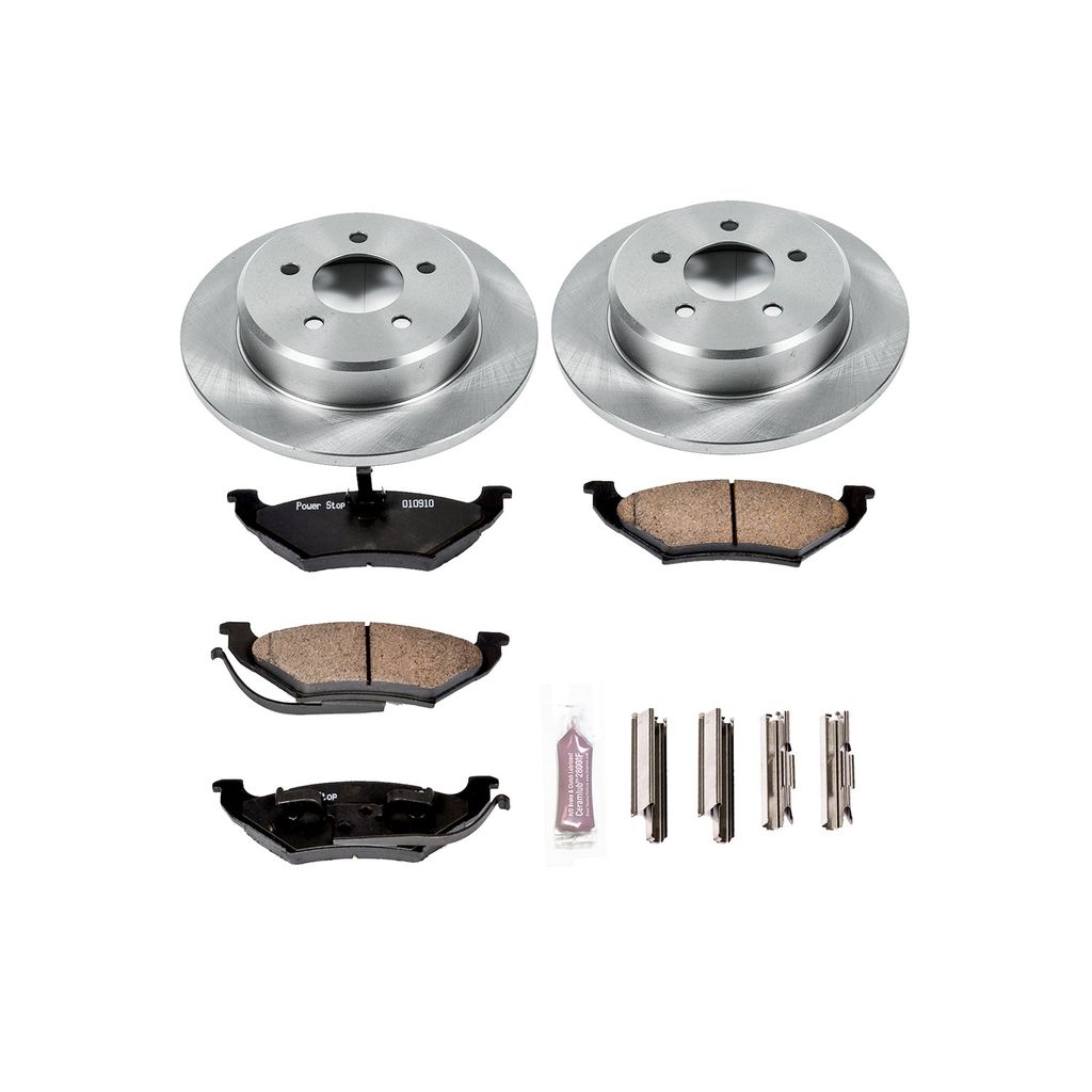PowerStop KOE5149 - OE Stock Replacement Brake Pad and Rotor Kit