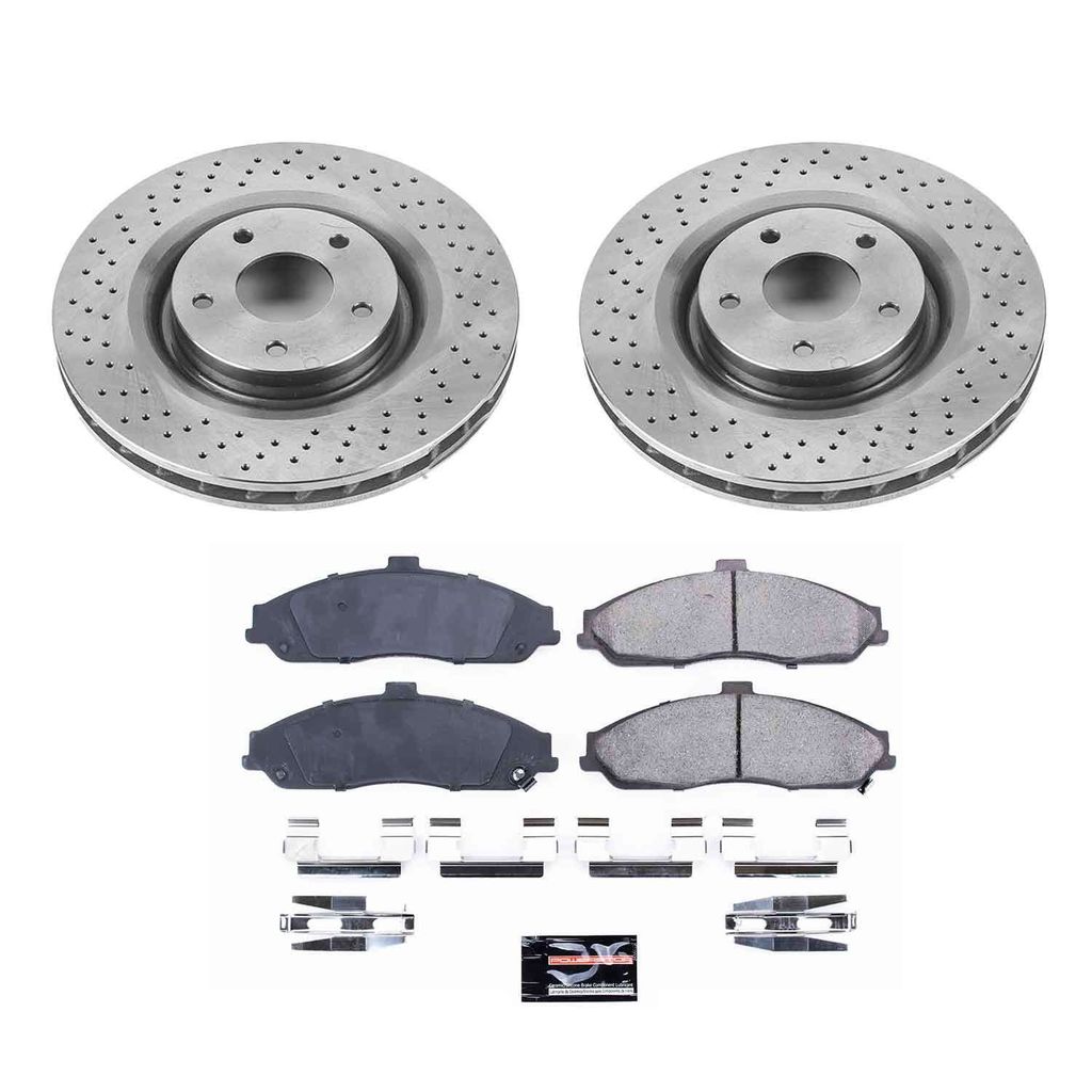 OE Stock Replacement Brake Pad and Rotor Kit