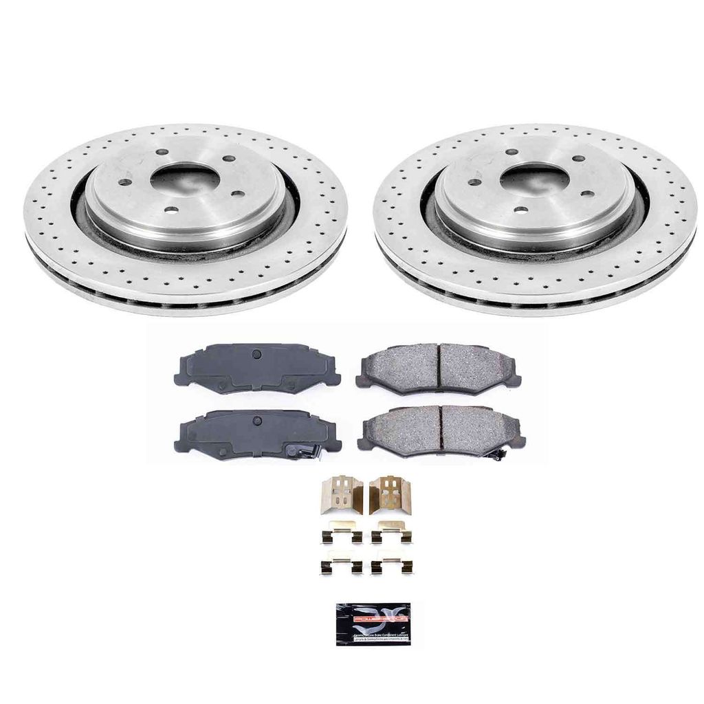 PowerStop KOE5159 - OE Stock Replacement Brake Pad and Rotor Kit