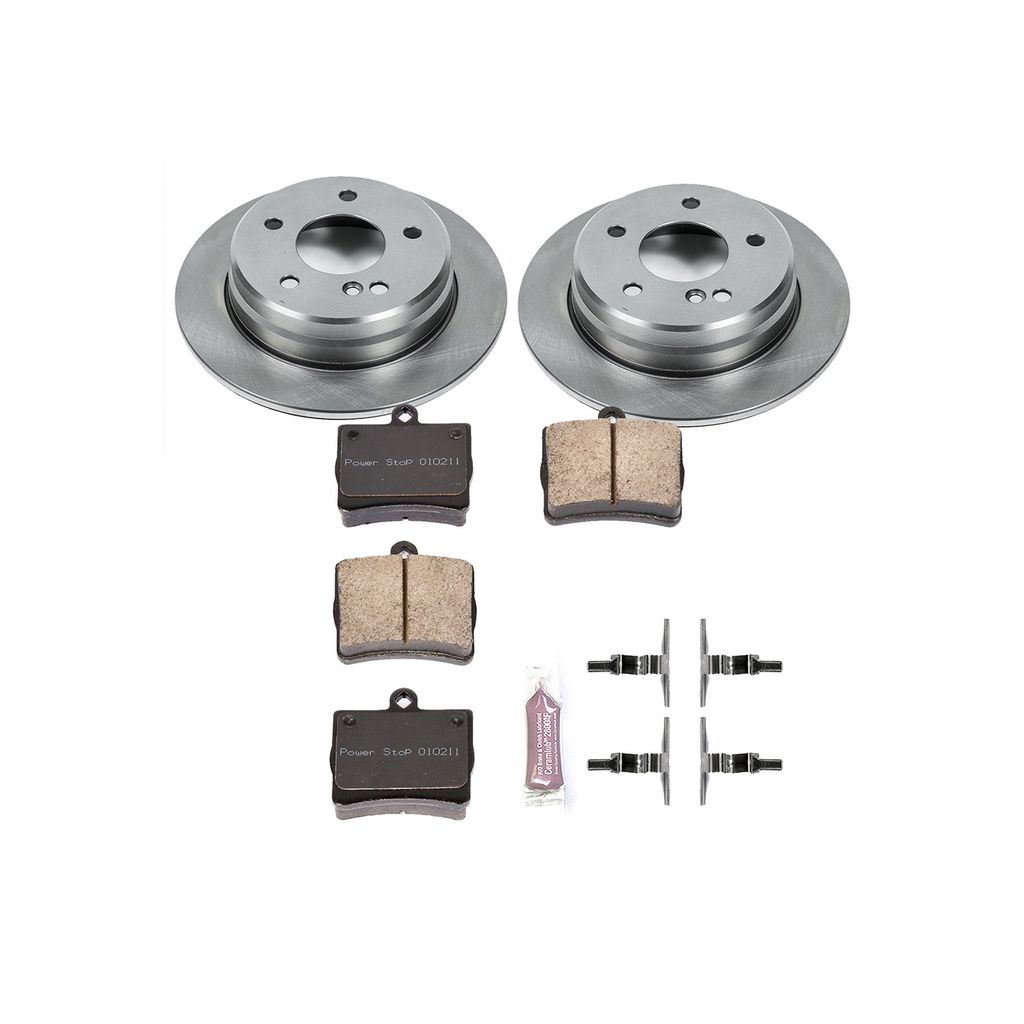PowerStop KOE5167 - OE Stock Replacement Brake Pad and Rotor Kit