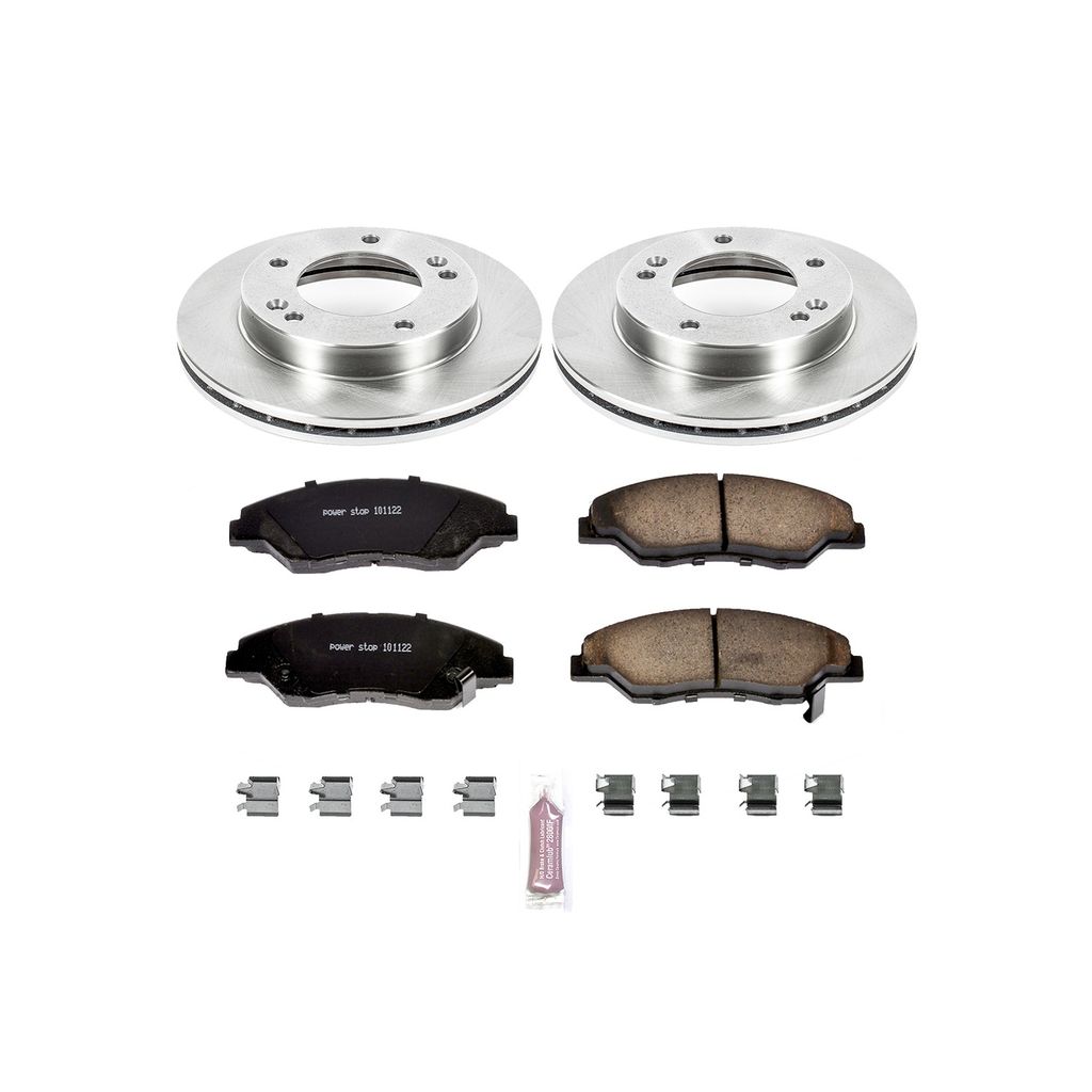PowerStop KOE5179 - OE Stock Replacement Brake Pad and Rotor Kit