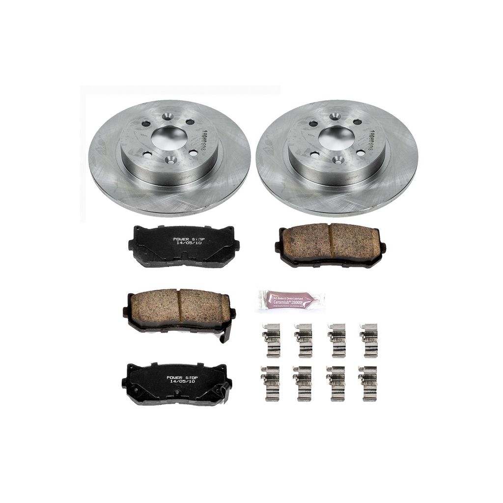 PowerStop KOE5181 - OE Stock Replacement Brake Pad and Rotor Kit