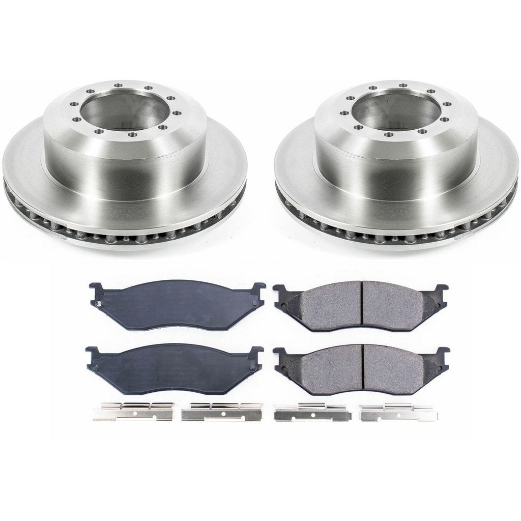 PowerStop KOE5184 - OE Stock Replacement Brake Pad and Rotor Kit