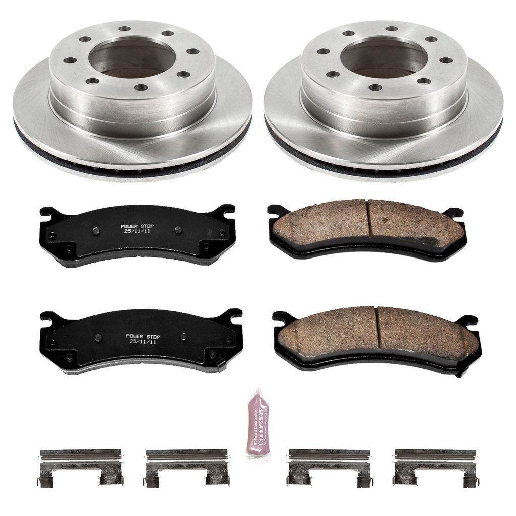 OE Stock Replacement Brake Pad and Rotor Kit