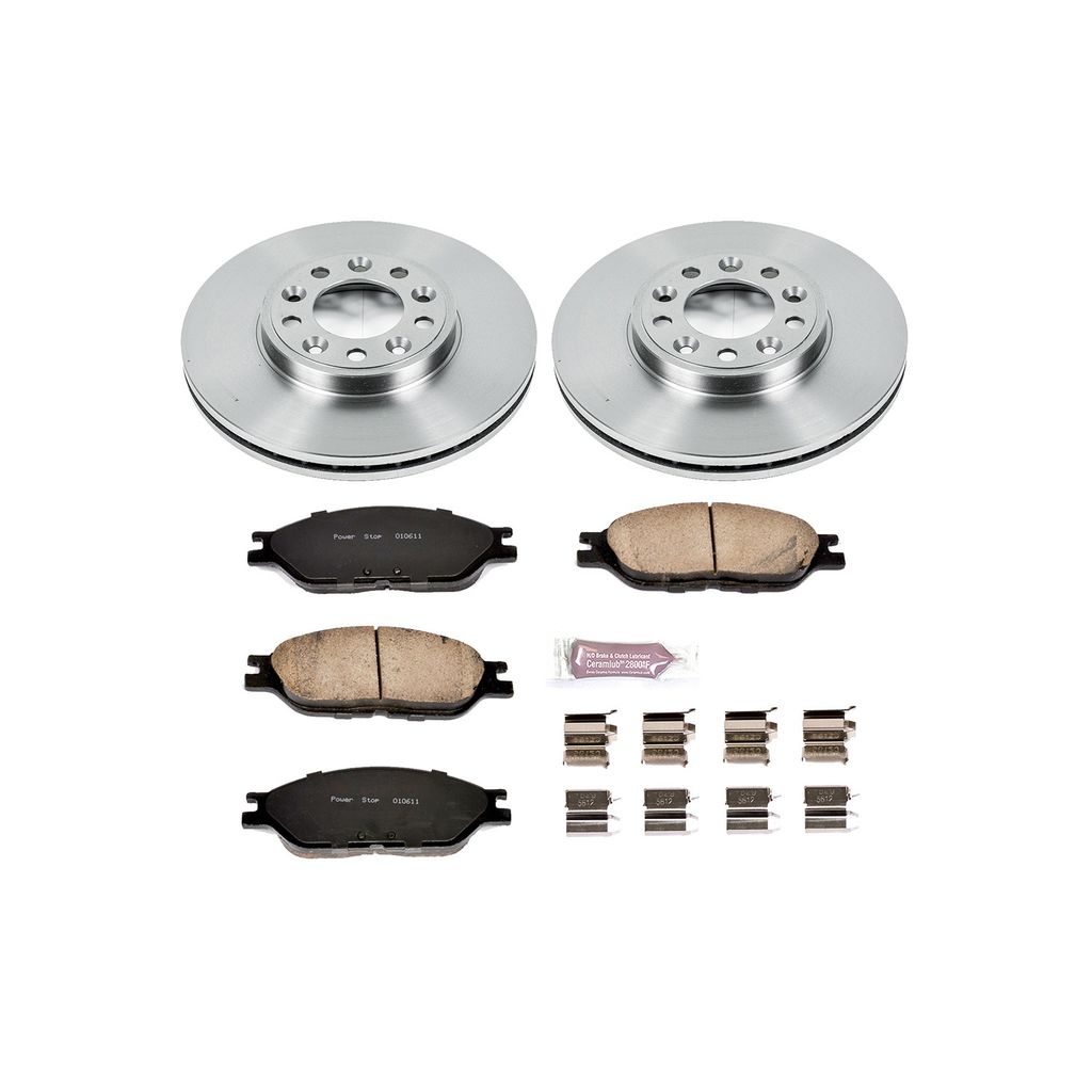 OE Stock Replacement Brake Pad and Rotor Kit