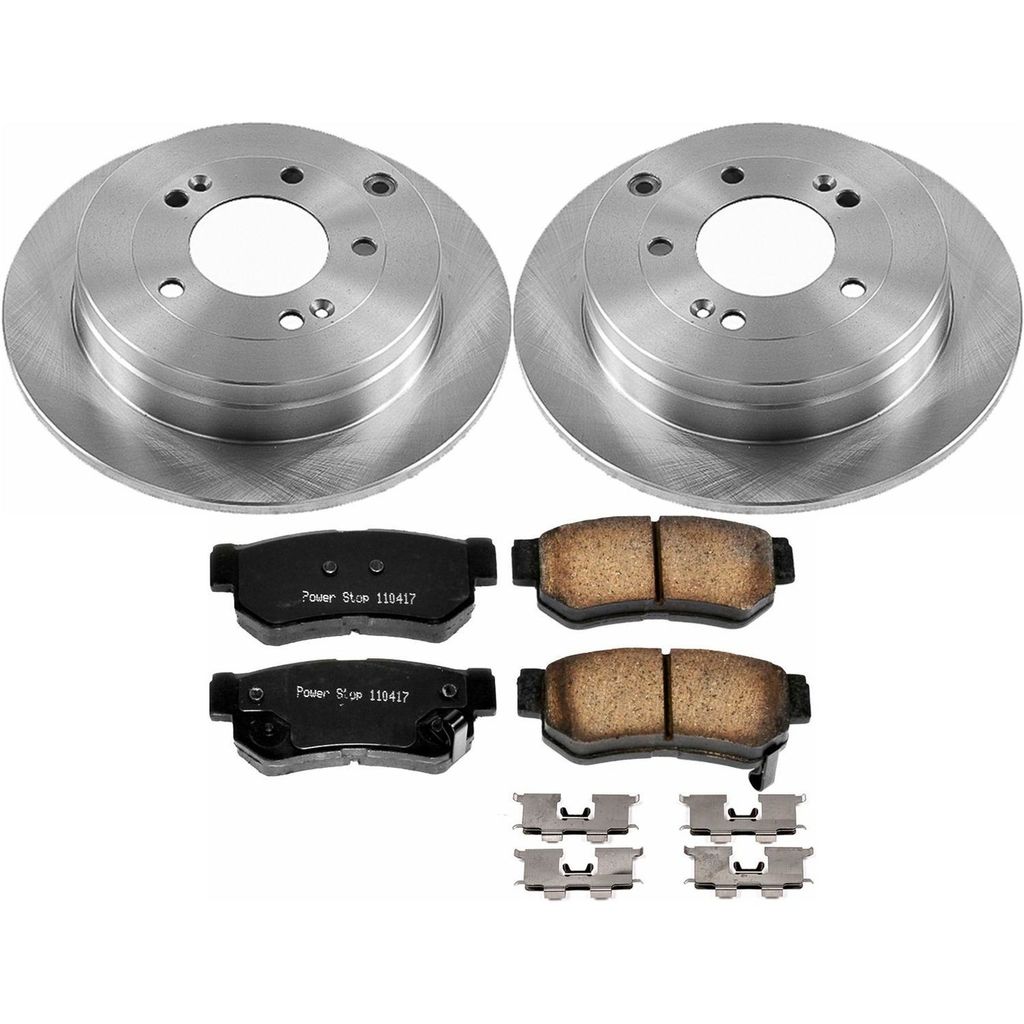 OE Stock Replacement Brake Pad and Rotor Kit