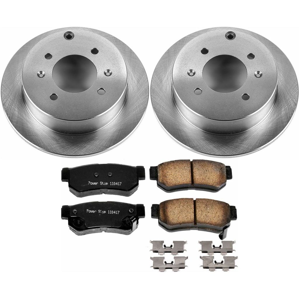 OE Stock Replacement Brake Pad and Rotor Kit