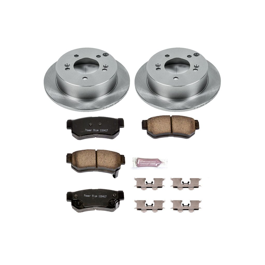 OE Stock Replacement Brake Pad and Rotor Kit