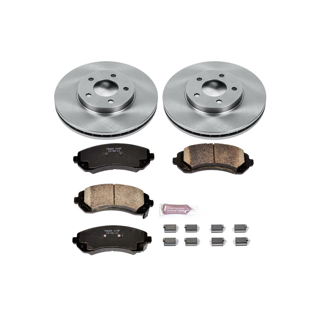 OE Stock Replacement Brake Pad and Rotor Kit