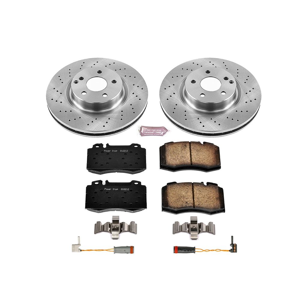 PowerStop KOE5241 - OE Stock Replacement Brake Pad and Rotor Kit