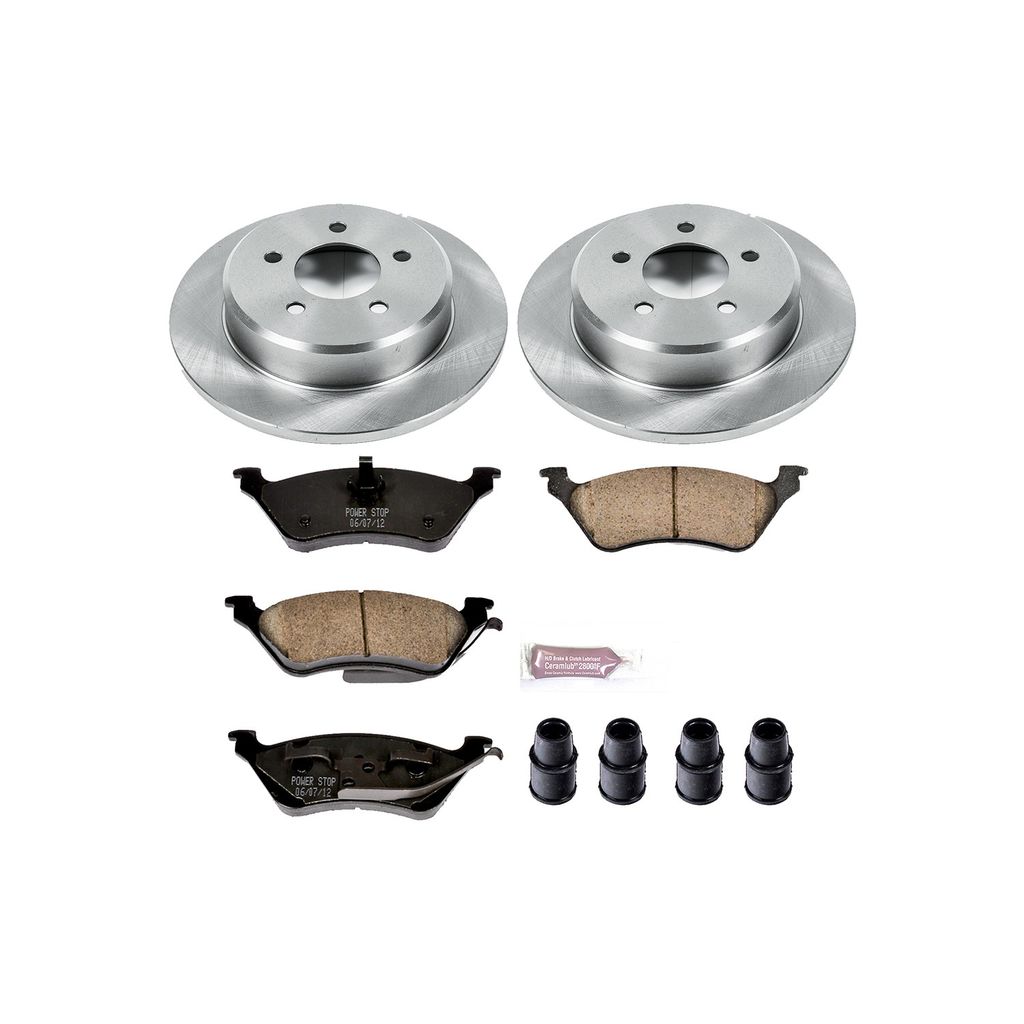 OE Stock Replacement Brake Pad and Rotor Kit