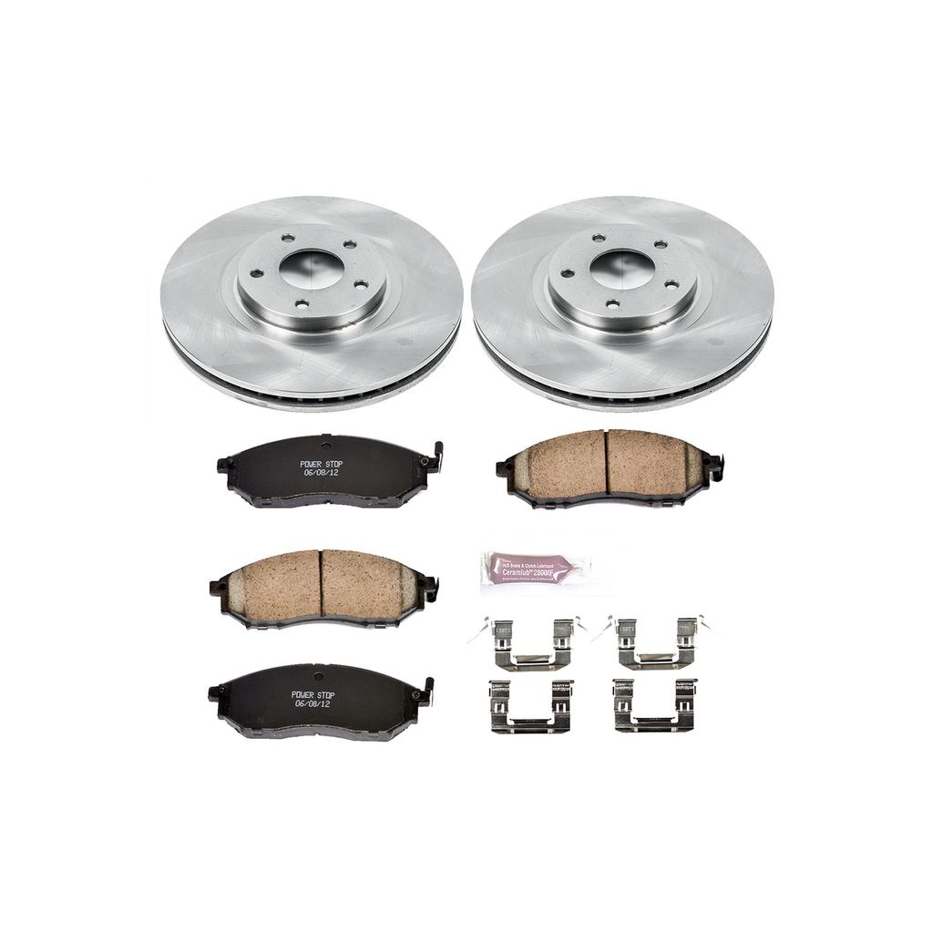 OE Stock Replacement Brake Pad and Rotor Kit