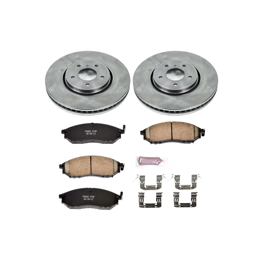 OE Stock Replacement Brake Pad and Rotor Kit