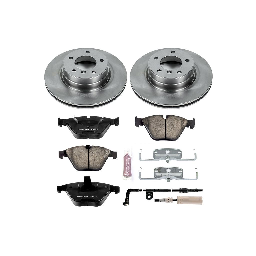 PowerStop KOE5280 - OE Stock Replacement Brake Pad and Rotor Kit