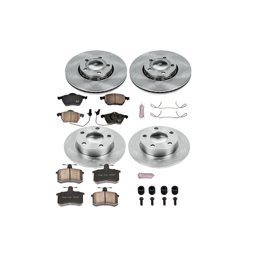 PowerStop KOE530 - OE Stock Replacement Brake Pad and Rotor Kit