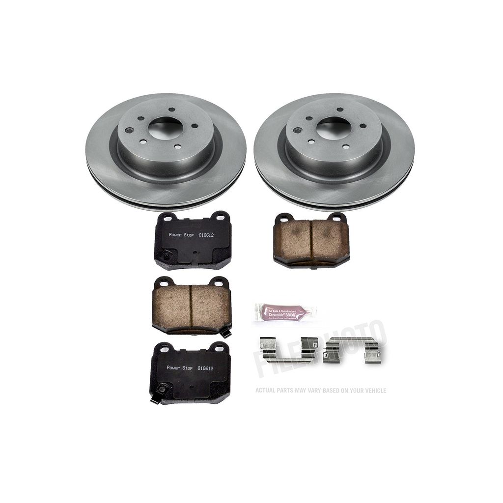 OE Stock Replacement Brake Pad and Rotor Kit
