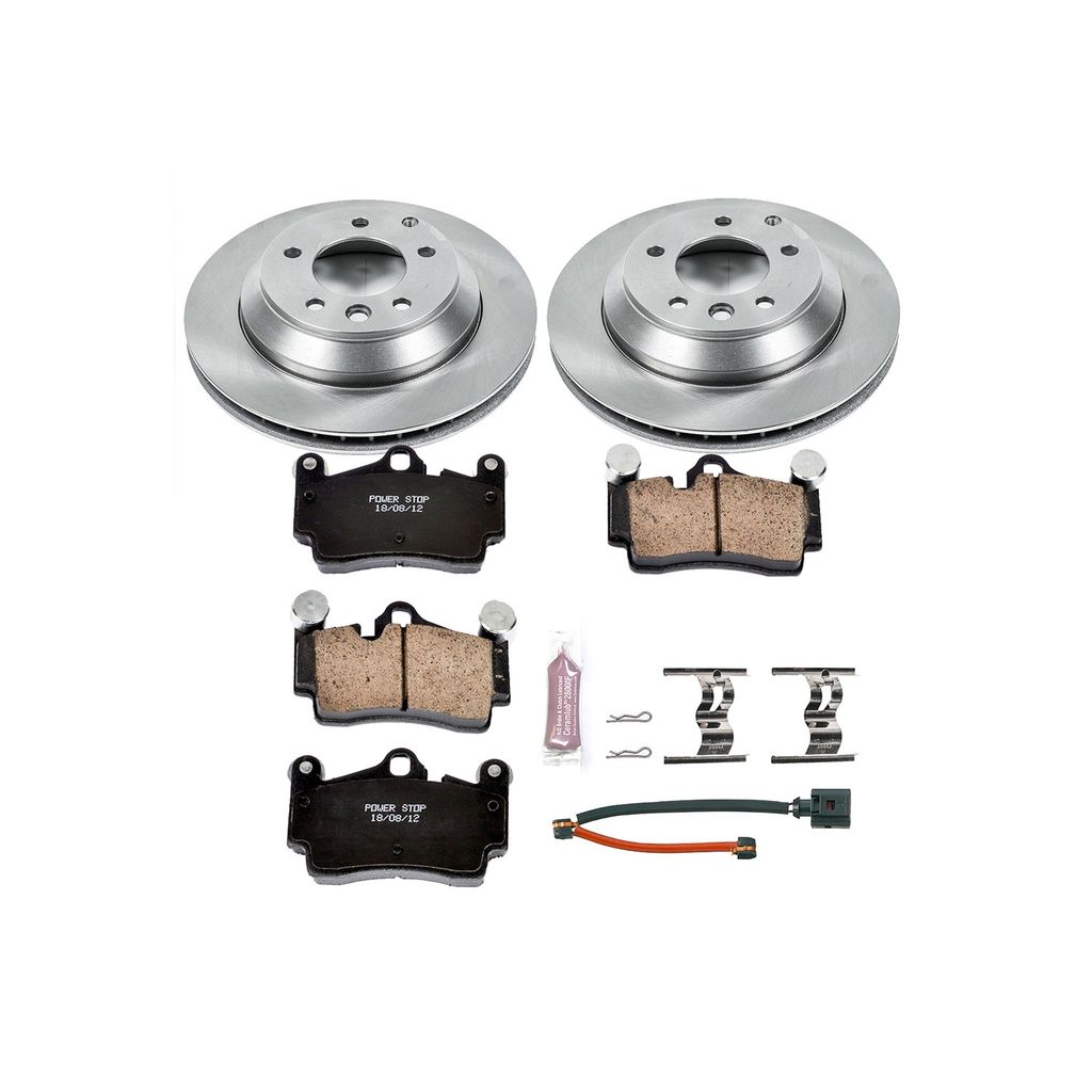 PowerStop KOE5312 - OE Stock Replacement Brake Pad and Rotor Kit