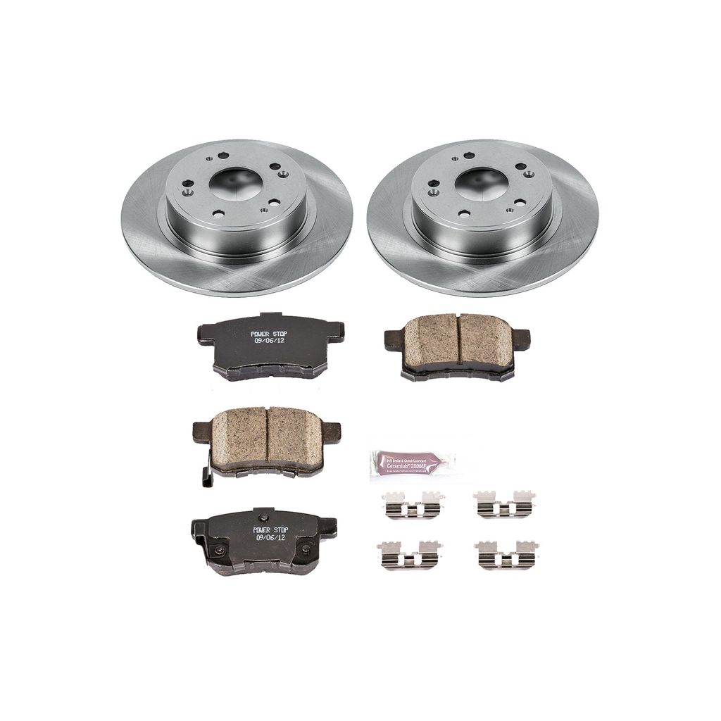 PowerStop KOE5368 - OE Stock Replacement Brake Pad and Rotor Kit