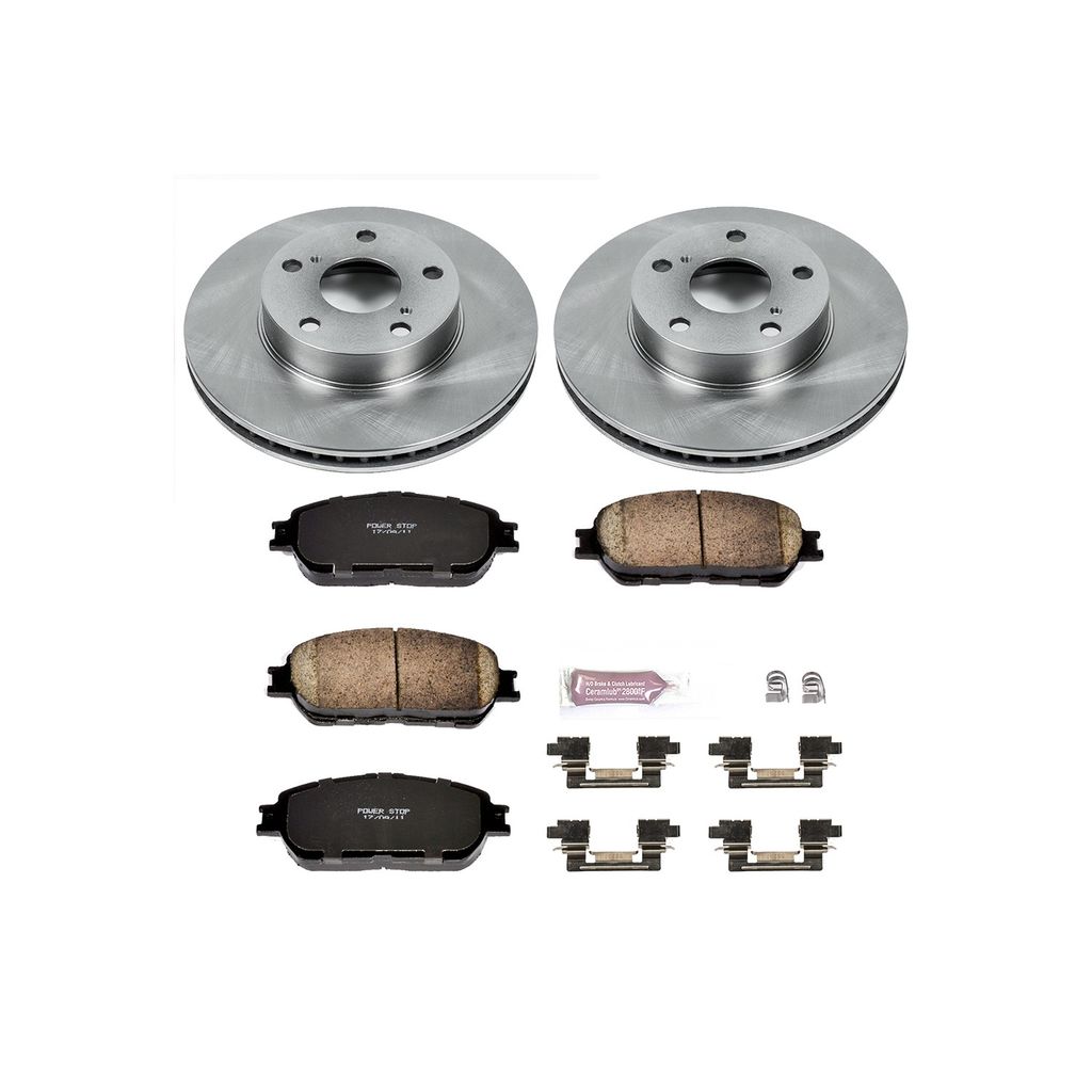 OE Stock Replacement Brake Pad and Rotor Kit