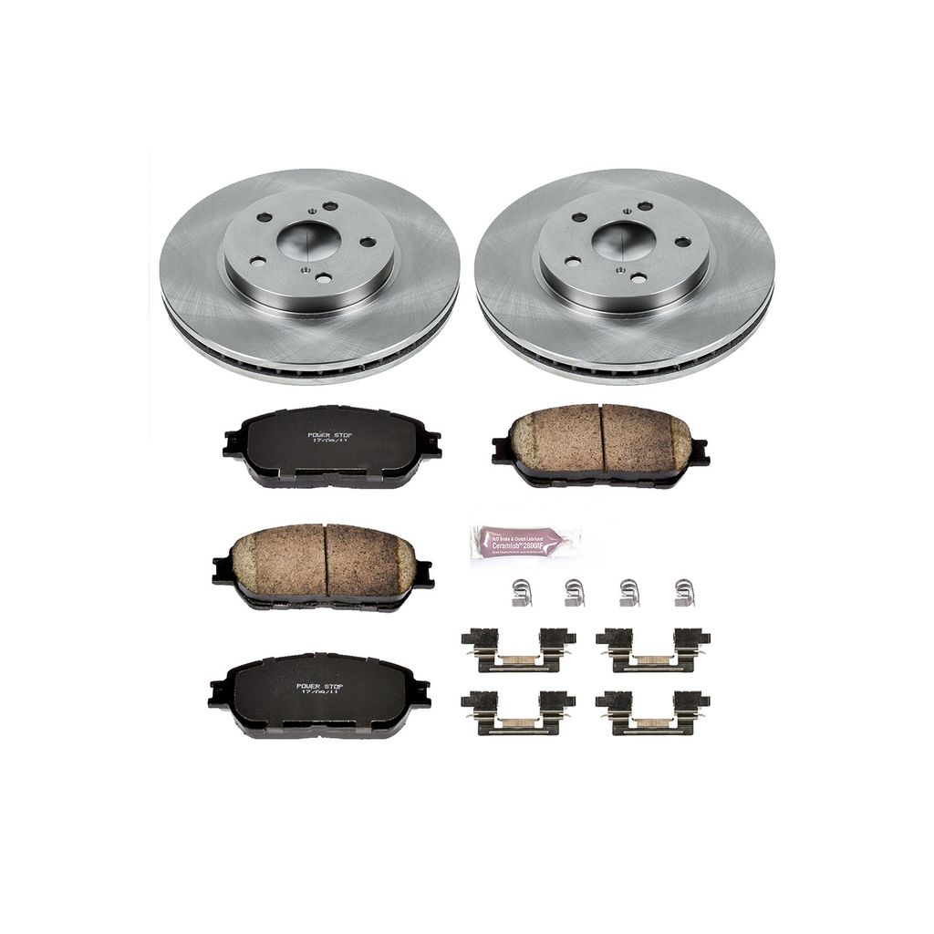 OE Stock Replacement Brake Pad and Rotor Kit
