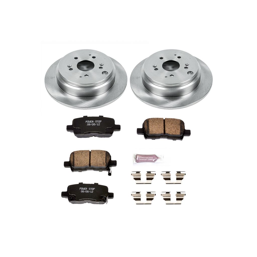 OE Stock Replacement Brake Pad and Rotor Kit