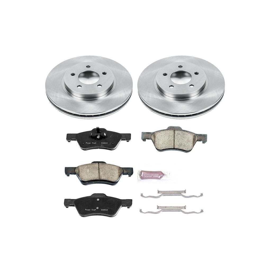 OE Stock Replacement Brake Pad and Rotor Kit