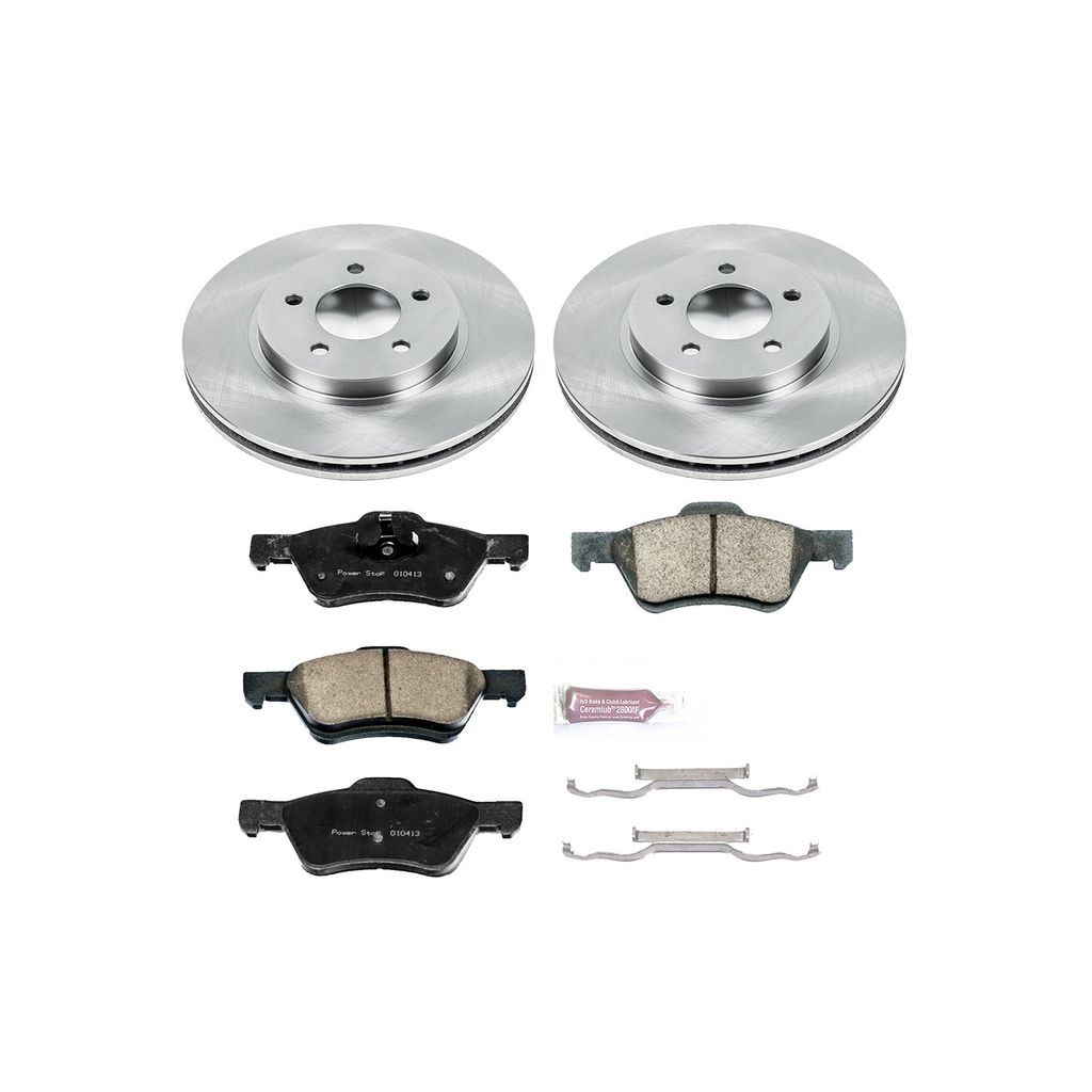 OE Stock Replacement Brake Pad and Rotor Kit