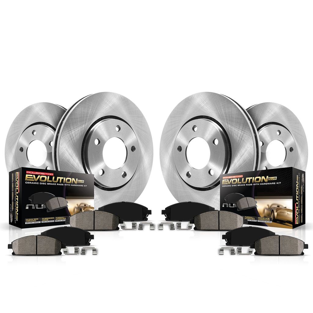 Rear Brake Rotors Ceramic Pad Kit For Volkswagen Jetta With 253mm Diameter  Rotor