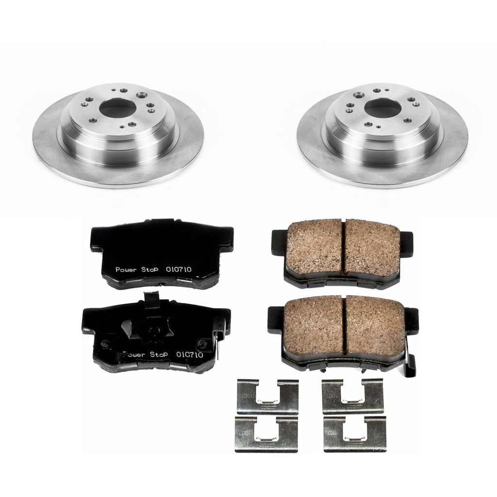 PowerStop KOE5859 - OE Stock Replacement Brake Pad and Rotor Kit