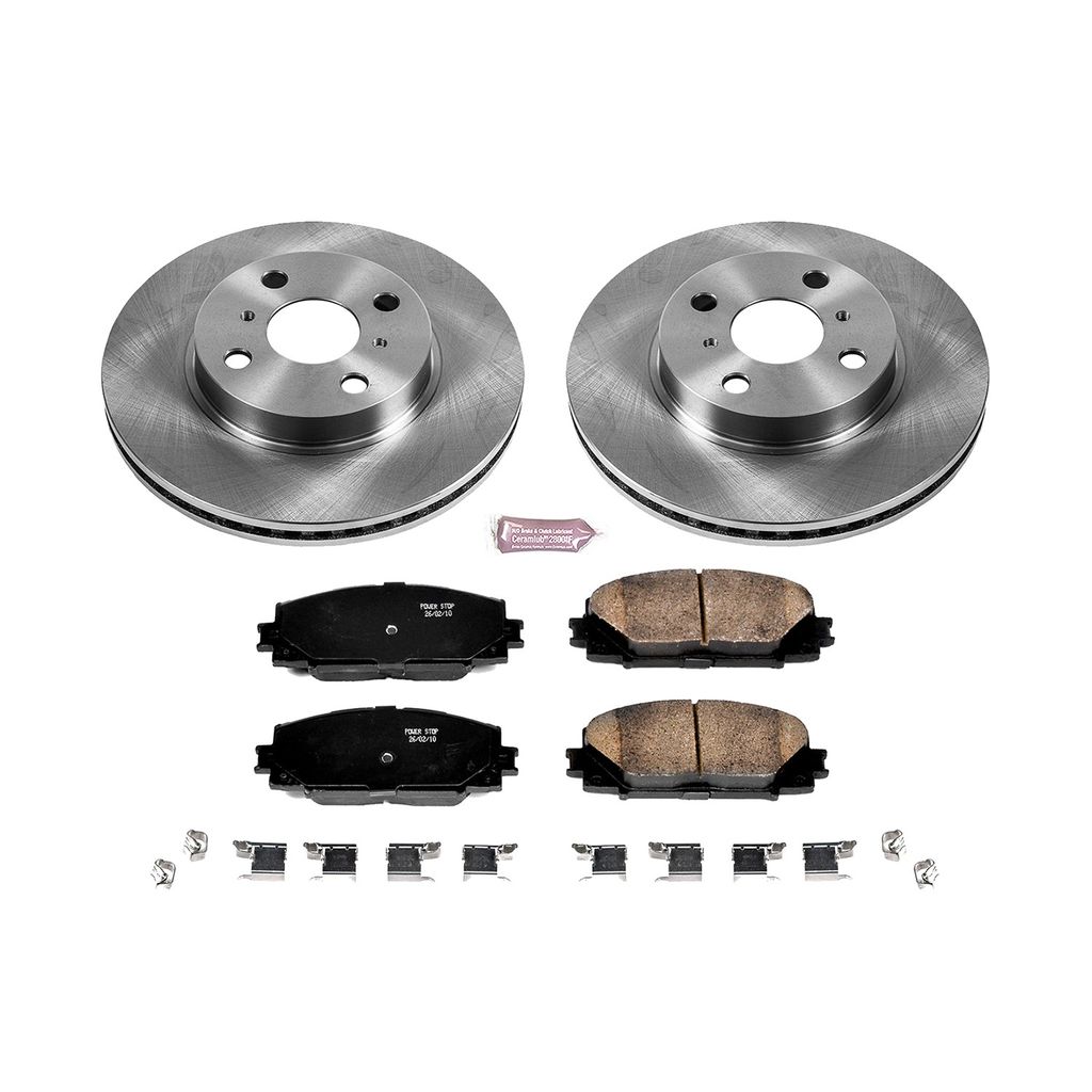 OE Stock Replacement Brake Pad and Rotor Kit