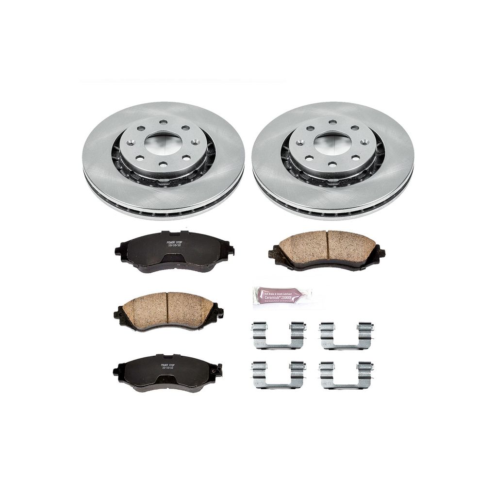 OE Stock Replacement Brake Pad and Rotor Kit
