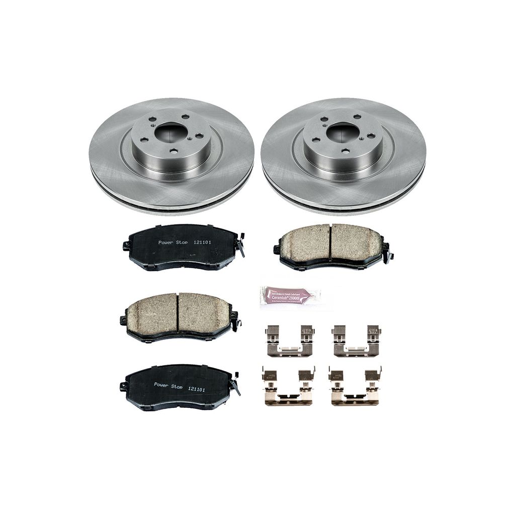 OE Stock Replacement Brake Pad and Rotor Kit