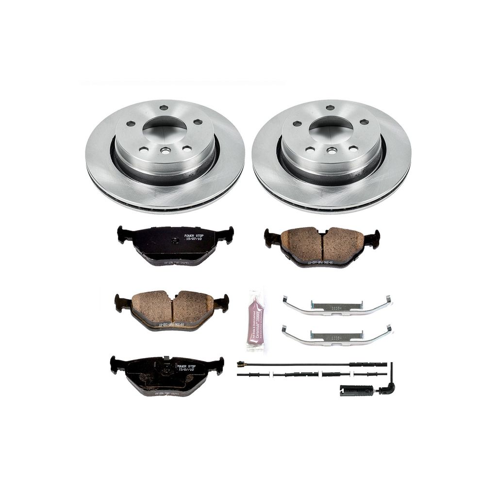 OE Stock Replacement Brake Pad and Rotor Kit