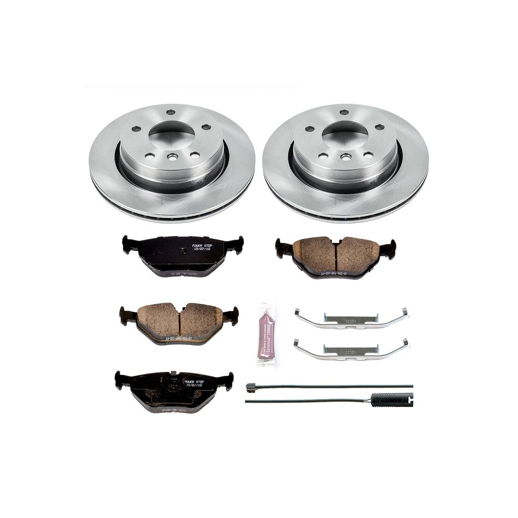 OE Stock Replacement Brake Pad and Rotor Kit