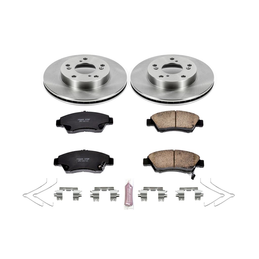 OE Stock Replacement Brake Pad and Rotor Kit