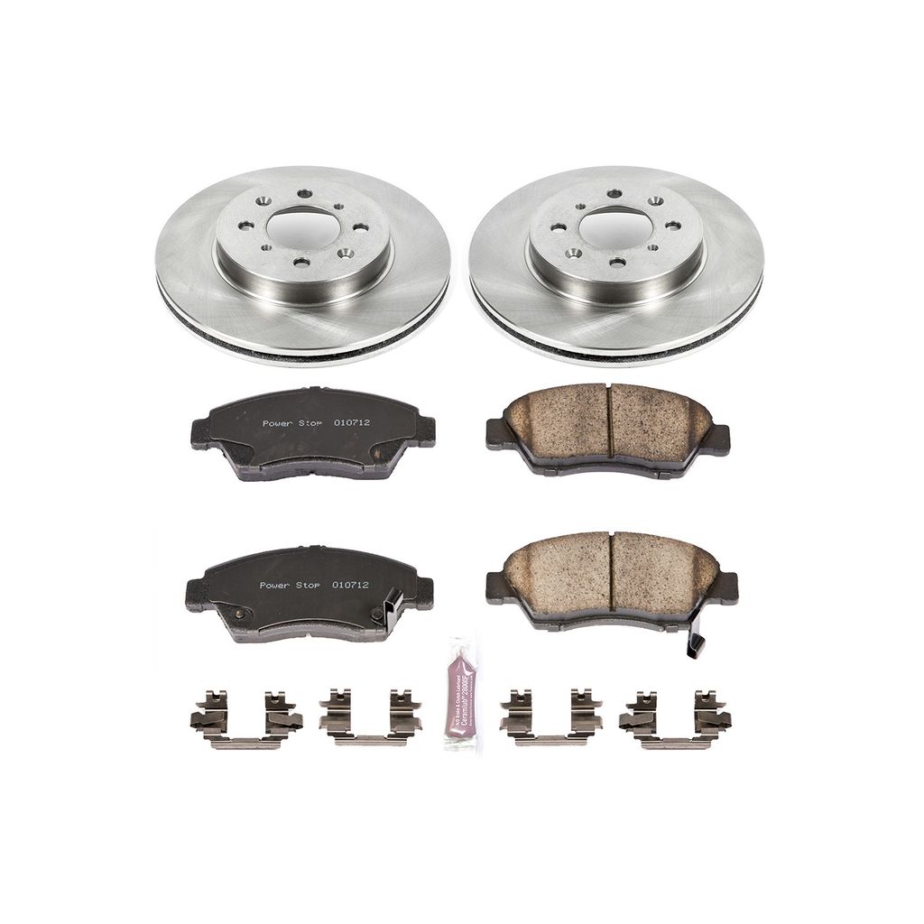 OE Stock Replacement Brake Pad and Rotor Kit