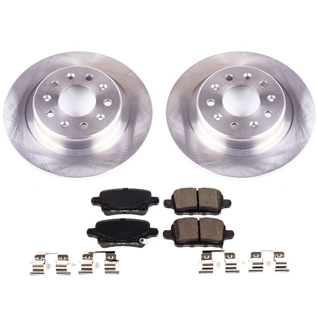 OE Stock Replacement Brake Pad and Rotor Kit