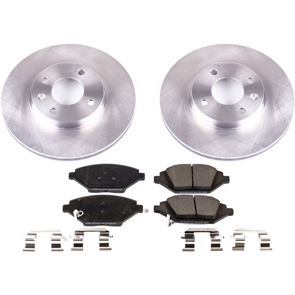 OE Stock Replacement Brake Pad and Rotor Kit