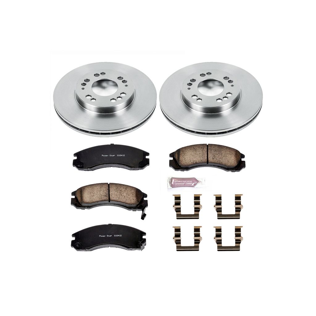 OE Stock Replacement Brake Pad and Rotor Kit