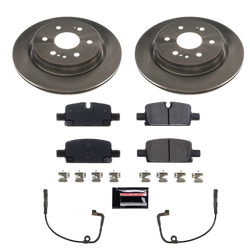 PowerStop KOE8173 - OE Stock Replacement Brake Pad and Rotor Kit